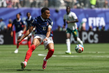 Kylian Mbappé face au Sénégal avec les Bleus à la Coupe du monde au MetLife Stadium dans le New Jersey, le 16 juin 2026.