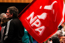 Un militant du NPA à Toulouse en 2023