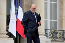 Éric Dupond-Moretti, le 21 mai 2024 sur le perron de l'Élysée