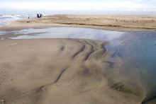 Plage de l'Espiguette, au Grau-du-Roi (Gard).