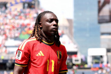 L'ailier belge Jérémy Doku face à l'Égypte à la Coupe du monde, le 15 juin 2026 à Seattle.