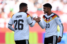 Deniz Undav et Nadiem Amiri avec l'Allemagne face à la Côte d'Ivoire à la Coupe du monde, le 20 juin 2026 à Toronto.