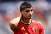 Matias Fernandez-Pardo après le nul de la Belgique contre l'Iran, le 21 juin 2026 à Los Angeles.