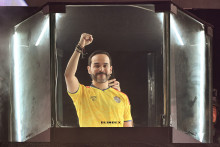 Abelardo de la Espriella, le nouveau président de la Colombie, le 21 juin 2026 à Barranquilla.