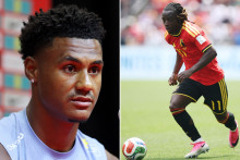 L'attaquant de l'équipe d'Angleterre Ollie Watkins et l'ailier Belge Jérémy Doku