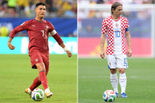 Cristiano Ronaldo (Portugal) et Luka Modric (Croatie) lors de la Coupe du monde 2026.