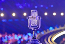 Le trophée de l'édition 2026 de l'Eurovision