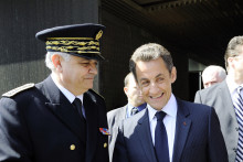 Christian Lambert et Nicolas Sarkozy en avril 2010