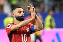 Mohamed Salah après la qualification de l'Égypte en huitièmes de finale de la Coupe du monde aux dépens de l'Australie, le 3 juillet 2026 à Dallas.