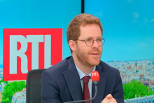 David Amiel, dans le studio de RTL 6 juillet 2026