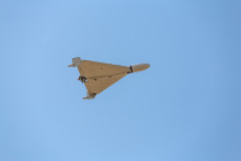 Un drone de type Shahed, de conception iranienne, utilisé par la Russie.