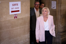 Marine Le Pen au palais de justice le 7 juillet 2026