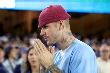 Le chanteur Justin Bieber le 25 octobre 2025.