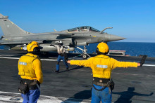 À bord du porte-avions Charles de Gaulle le jeudi 9 juillet 2026.