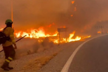 Un incendie en Andalousie, le jeudi 9 juillet 2026.