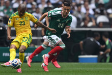Jayden Adams lors du match d'ouverture du Coupe du monde 2026 entre le Mexique et l'Afrique du Sud le 11 juin 2026.