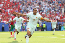 Kylian Mbappé face à l'équipe du Maroc le 9 juillet 2026
