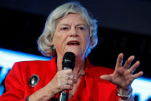Ann Widdecombe à Londres le 18 octobre 2019.