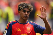 L'Espagnol Lamine Yamal lors du quart de finale de la Coupe du monde contre la Belgique, le 10 juillet 2026 à Los Angeles.