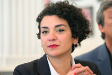 Lamia El Aaraje, le 25 avril 2025 à Paris