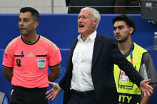 Didier Deschamps lors de la demi-finale de la Coupe du monde perdue par les Bleus contre l'Espagne, le 14 juillet 2026 à Dallas.
