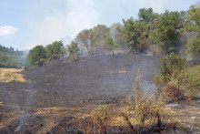 Plusieurs incendies touchent actuellement la Saône-et-Loire, comme ici à La Grande-Verrière.