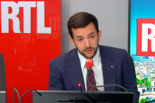 Jean-Philippe Tanguy, dans le studio de RTL le 16 juillet 2026
