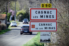 Cagnac les Mines le 6 mars 2025, commune où résidait Delphine et Cédric Jubillar.