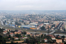 Une vue d'Alès