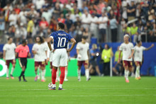 Kylian Mbappé avec les Bleus face à l'Espagne le 14 juillet 2026 à Arlington
