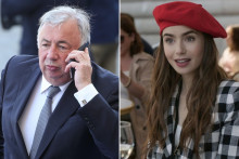 Gérard Larcher s'est rendu sur le tournage de la saison 6 d'"Emily in Paris" (photos d'illustration)