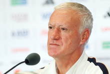 Didier Deschamps en conférence de presse de veille de match avant France-Angleterre, le 17 juillet 2026 à Miami.