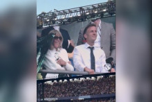 Brigitte et Emmanuel Macron au concert de BTS au Stade de France, le 15 juillet 2026