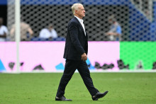 Didier Deschamps lors de la petite finale France-Angleterre à la Coupe du monde 2026, le 19 juillet 2026 à Miami.