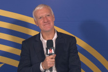 Le sélectionneur de l'équipe de France, Didier Deschamps, après le match pour la troisième place de la Coupe du monde de football opposant la France à l'Angleterre, le 18 juillet 2026.