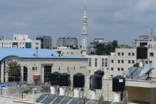 Sur les toits de tous les immeubles d'Amman, des réservoirs d'eau douce remplis une fois par semaine