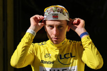 Tadej Pogacar lors de la 17e étape du Tour de France le 22 juillet 2026.