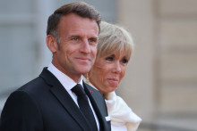 Emmanuel et Brigitte Macron