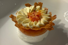 L'ile flottante de Jonathan Bunel, pâtissier de la Villa René Lalique