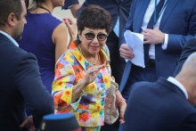 Monique Barbut au défilé du 14 juillet 2026 à Paris.