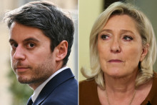 Gabriel Attal et Marine Le Pen