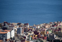 Vue d'un quartier de Ceuta, enclave espagnole d'Afrique du Nord située sur le détroit de Gibraltar et entourée par le Maroc, photographiée le 4 septembre 2018.