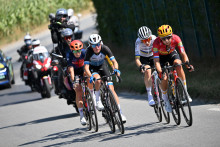 L'échappée lors de la 2e étape du Tour de France femmes 2026, le 2 août 2026