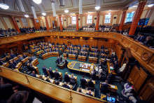 Le Parlement de Nouvelle-Zélande, à Wellington le 19 mars 2019.