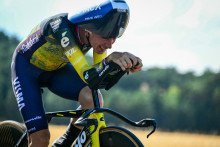 Pauline Ferrand-Prevot lors de la 4e étape du Tour de France, le 4 août 2026.