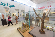 Une pièce du musée Jacques Chirac à Sarran, en Corrèze