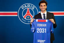 L'Espagnol Ferran Torres a signé au Paris Saint-Germain jusqu'en 2031.