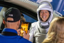 L'astronaute française Sophie Adenot en combinaison le 13 février 2026