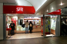 Une boutique SFR à Paris