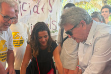 Jean-Luc Mélenchon aux universités d'été de La France insoumise, en août 2026